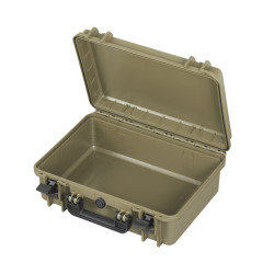 Valise étanche BAGAMAX PNR-430 coloris Sahara ouverte vide