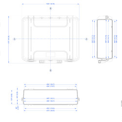Dimensions de la Valise étanche BAGAMAX PNR-465H125