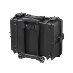 Valise étanche BAGAMAX PNR-505 coloris noir avec trolley vue de derrière