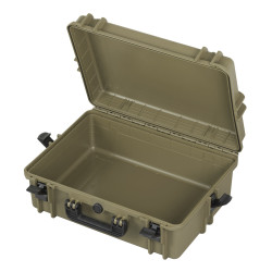 Valise étanche BAGAMAX PNR-505 coloris Sahara avec trolley vide