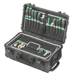 Aménagement de la Valise étanche BAGAMAX PNR-520 trolley avec mallette à outils