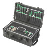 Aménagement de la Valise étanche BAGAMAX PNR-520 trolley avec mallette à outils