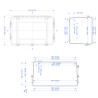 Dimensions de la Valise étanche BAGAMAX PNR-750H400