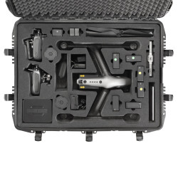 Valise étanche BAGAMAX PNR-820 exemple aménagement drône