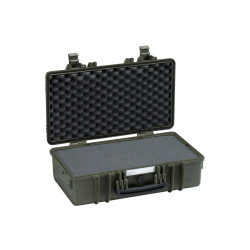 Valise Étanche BAGETANCHE EXPLORER 5117 coloris vert armée avec mousse prédécoupée