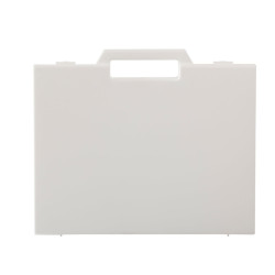 Valise plastique BAGACASE Gaggione Classic R04 coloris blanc de face