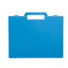 Valise plastique BAGACASE Gaggione Classic R04 coloris bleu de face