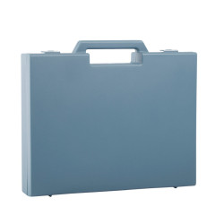 Valise plastique BAGACASE Gaggione Classic R04 coloris bleu gris