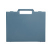 Valise plastique BAGACASE Gaggione Classic R04 coloris bleu gris de face