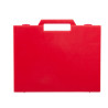 Valise plastique BAGACASE Gaggione Classic R04 coloris rouge de face