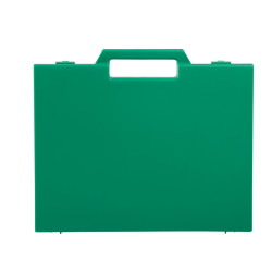 Valise plastique BAGACASE Gaggione Classic R04 coloris vert de face