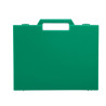 Valise plastique BAGACASE Gaggione Classic R04 coloris vert de face