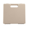 Valise plastique BAGACASE Gaggione Rétro A01 coloris beige vue de face