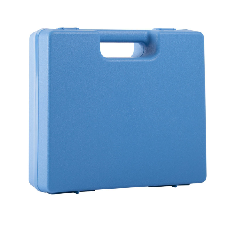 Valise plastique BAGACASE Gaggione Rétro A01 coloris bleu