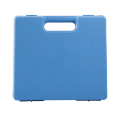 Valise plastique BAGACASE Gaggione Rétro A01 coloris bleu vue de face