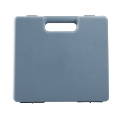 Valise plastique BAGACASE Gaggione Rétro A01 coloris bleu gris vue de face