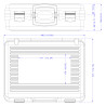 Dimensions de la valise rigide BAGAMAX PNR-160VP48