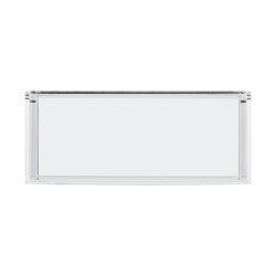 Valise plastique BAGACASE Chic Cristal CR800 vue de dessus