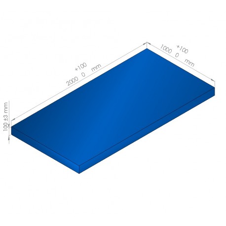 Plaque de mousse de polyéthylène PLASTAZOTE / Référence PER33-100BU