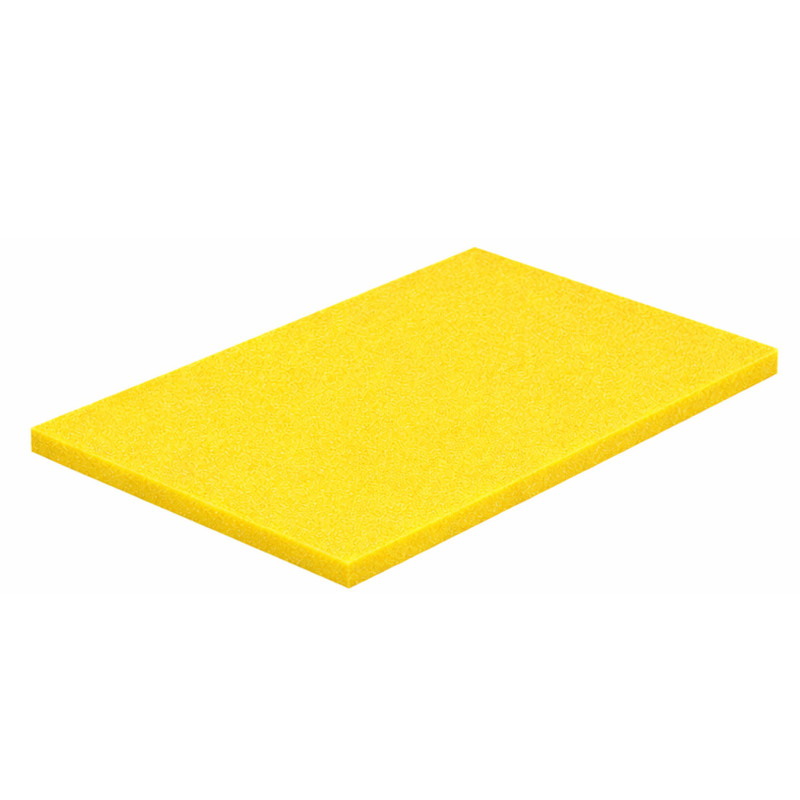 Plaque de mousse de polyéthylène PLASTAZOTE PER33-Jaune-045