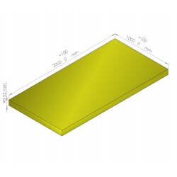 Plaque de mousse de polyéthylène PLASTAZOTE / Référence PER33-90J