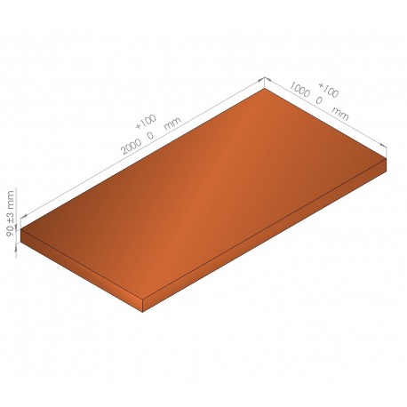 Plaque de mousse de polyéthylène PLASTAZOTE / Référence PER33-90O