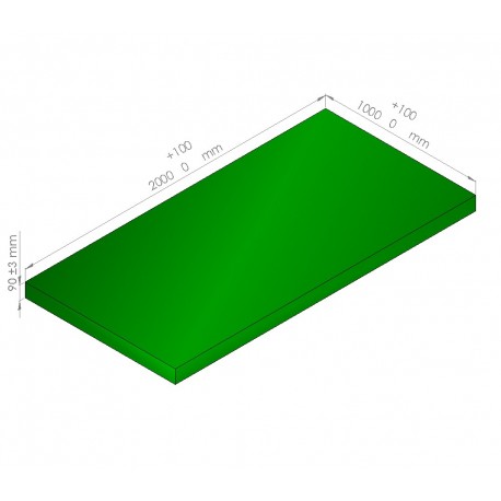 Plaque de mousse de polyéthylène PLASTAZOTE / Référence PER33-90V