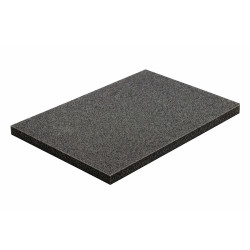 Plaque de mousse de polyéthylène PLASTAZOTE PER33-Noir-020