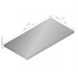 Plaque de mousse de polyéthylène PLASTAZOTE épaisseur 65 mm