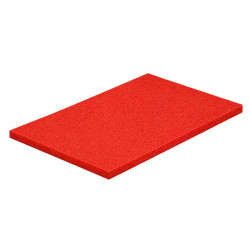 Plaque de mousse de polyéthylène PLASTAZOTE PER33-Rouge-050