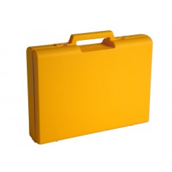 376x269x73 mm Valise plastique Jaune (lot de 10)