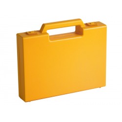 x20 Valises plastiques jaunes 222x160x39 mm