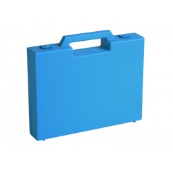 x20 valises plastiques bleues 260x197x45 mm