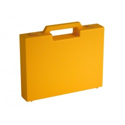 x20 valises plastiques jaunes 260x197x45 mm