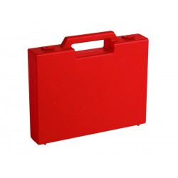 x20 valises plastiques rouges 260x197x45 mm