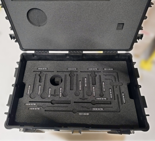 Valise sur mesure pour outils